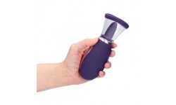 BOMBA DE VÁCUO PARA SEIOS E VAGINA COM VIBRAÇÃO E LINGUA - ROXO