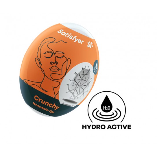 SATISFYER - MASTURBATOR EGG SINGLE CRUNCHY