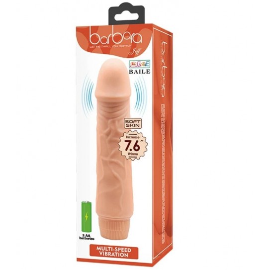 BARBARA JEFF REALISTIC MULTI-SPEED 19.5CM