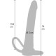 GET REAL - DUPLA PENETRAÇÃO ANAL SILICONA 16 CM