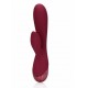 DARK CHERRY - VIBRADOR DUPLO COELHO USB