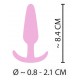 CUTIES - MINI PLUG ANAL ROSA