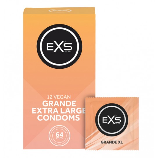 EXS GRANDE - EXTRA LARGE CONDOMS - 12UND