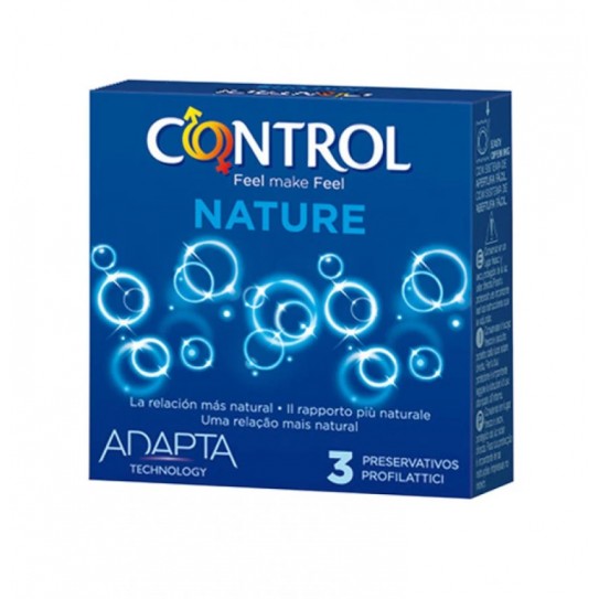 CONTROL - CAIXA DE 3 PRESERVATIVOS NATURE