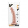 DILDO REALISTA CURVO C/ BASE SUCCÇÃO MR. SKIN 17.5CM PELE