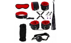 CONJUNTO DE 10 PEÇAS EM VERMELHO