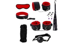 CONJUNTO DE 9 PEÇAS EM VERMELHO