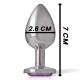 INTENSE -  PLUG ANAL DE METAL VIOLETA S