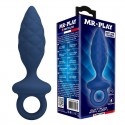 MR PLAY - PLUG ANAL TEXTURIZADO AZUL L