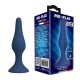 MR PLAY - PLUG ANAL SILICONE AZUL SLIM S