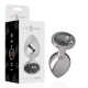 INTENSE - PLUG  DE METAL CRISTAL PRETO S