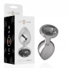 INTENSE - PLUG  DE METAL CRISTAL PRETO S