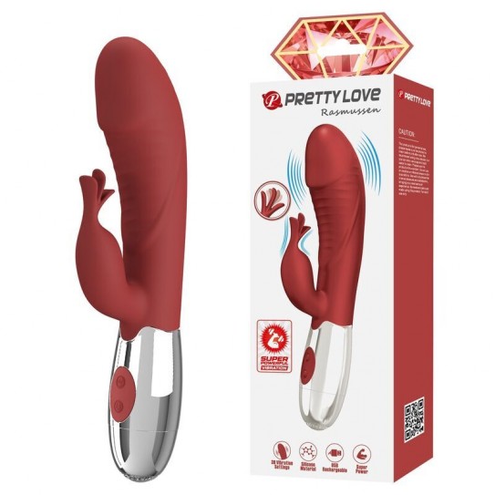 PRETTY LOVE - VIBRADOR RABBIT ROSEWOOD 30 F