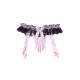 TANGA DE PEROLAS COM LIGUEIROS S/M ROSA