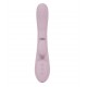 ANDRIA - PONTO G VIBRANDO E ESTIMULADOR DE CLITÓRIS TAP COM LED - ROSA