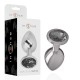 INTENSE - PLUG  DE METAL CRISTAL PRETO M