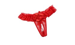 TANGA DE PEROLAS VERMELHA (2) - TU