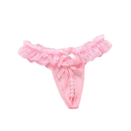 TANGA DE PEROLAS ROSA (2) - TU