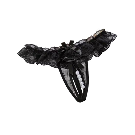 TANGA DE PEROLAS PRETO (2) - TU