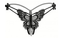 TANGA DE PEROLAS PRETO (F) - M
